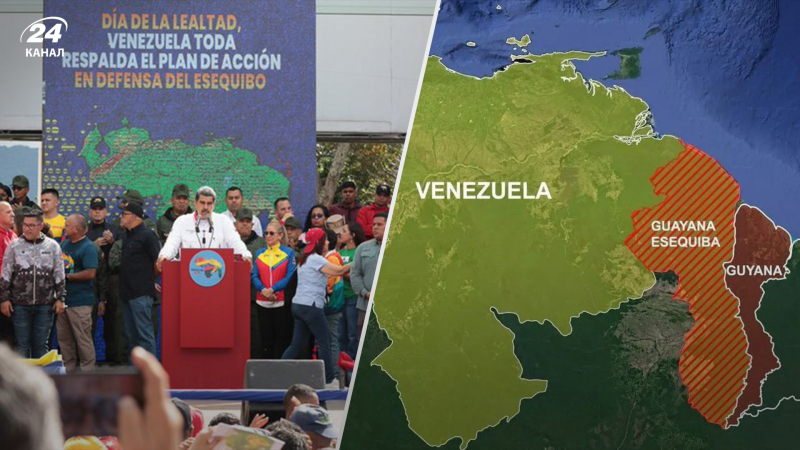 Venezuela bereitet sich auf vor Annexion Guyana: Maduro ernannte einen Gauleiter und genehmigte eine neue Karte“ /></p>
<p>Maduro stimmte der Annexion von Guyana zu/Ultimas Noticias, Collage von Channel 24</p>
<p _ngcontent-sc98 class=