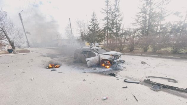 Russen feuerten Grads auf Menschen in Woltschansk, die in der Schlange für kostenloses Essen standen