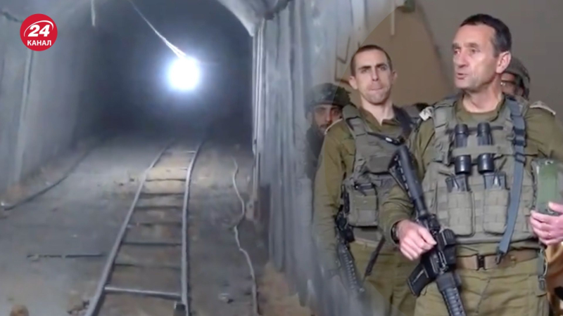 "Terroristische Stadt im Untergrund“: Die IDF hat den größten Hamas-Tunnel im Gazastreifen entdeckt“ /></p>
<p>Fahrzeuge könnten sich im Hamas-Tunnel bewegen/Collage 24 Channel</p>
<p _ngcontent-sc90 class=