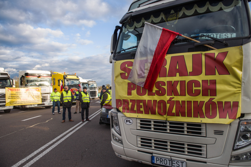 Grenzblockade mit Polen : Demonstranten hörten auf, den Medica-Kontrollpunkt zu blockieren“ /></p>
<p _ngcontent-sc197 class=