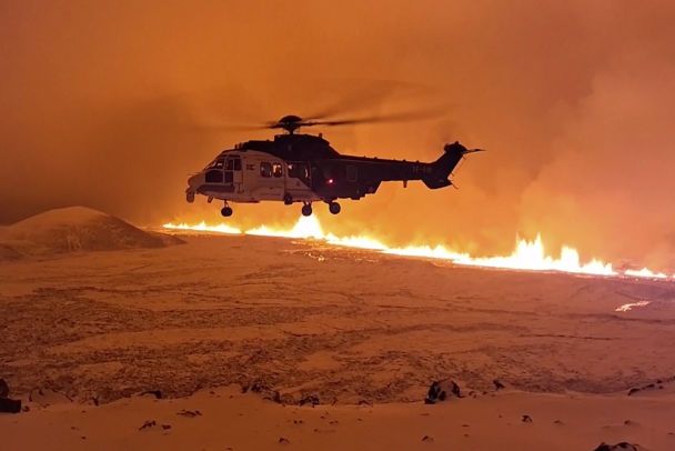 Vulkanausbruch in Island: beeindruckende Aufnahmen