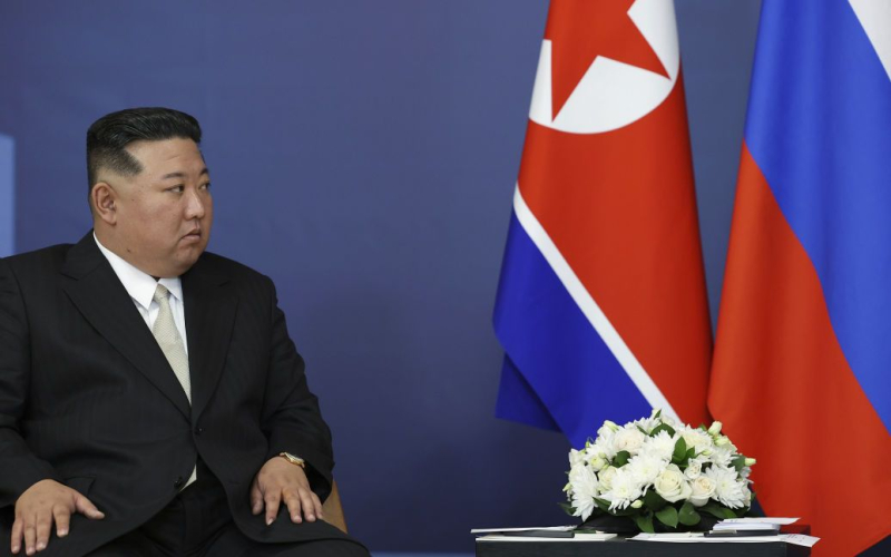 Kim Jong- Die Vereinten Nationen drohten mit einem Atomschlag – Reuters“ /></p>
<p><strong>Nordkorea sagte, es habe kürzlich seine neueste Interkontinentalrakete getestet.</strong></p>
<p data-testid=