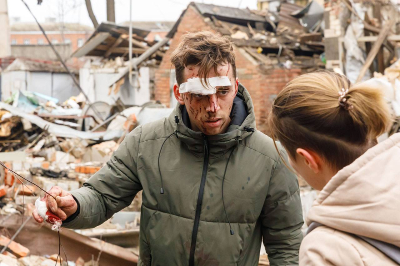 Die Russische Föderation hat 99 Raketen auf die Ukraine abgefeuert: Ankunft in Kiew , in der Region Kiewskaja und in Charkow, Explosionen in Kropywnyzkyj“ /></p>
<p><img decoding=