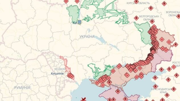 Online-Karte der Militäreinsätze in der Ukraine: Wo die Kämpfe am 01.05. stattfinden /2024