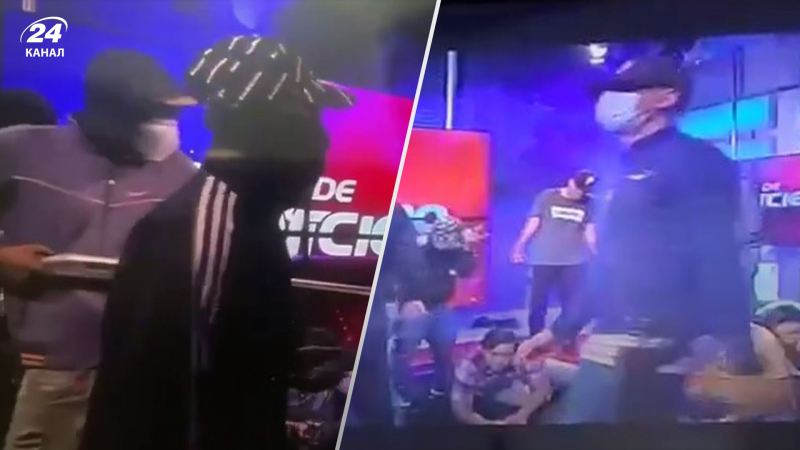 Schüsse und Schreie waren zu hören: In Ecuador besetzten bewaffnete Menschen live ein Fernsehstudio