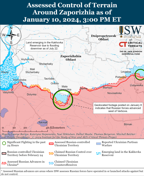Karte der Militäreinsätze am 11. Januar 2024 – die Lage an der Front“ />< /p></p>
<p><img decoding=
