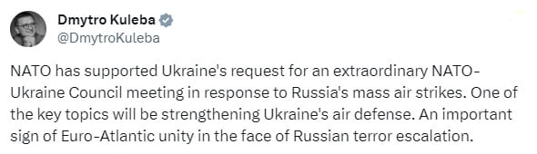 Rat der Ukraine – NATO wird wegen massiver Angriffe der Russischen Föderation zu einer Dringlichkeitssitzung zusammentreten