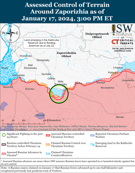 Karte der Militäreinsätze am 18. Januar 2024 – die Lage vorne“ />< /p></p>
<p><img decoding=