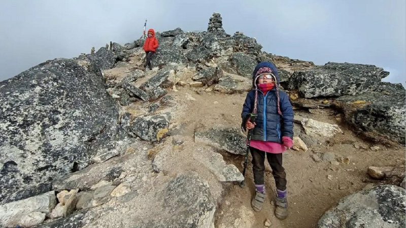 Mehr als 5.000 Meter zurückgelegt: Ein vierjähriges Mädchen aus der Tschechischen Republik eroberte den Everest