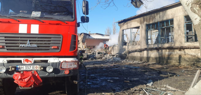 Die Russische Föderation hat Konstantinowka von S-300 aus angegriffen, eine Schule und ein Kindergarten wurden beschädigt