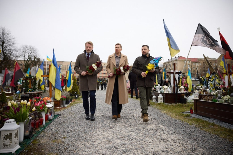 Selenskyj und der dänische Premierminister Frederiksen kamen in Lemberg an: Was bekannt ist