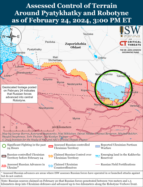 Karte der Militäreinsätze für den 25. Februar 2024 – die Lage an der Front“ /></p >
<p><img decoding=