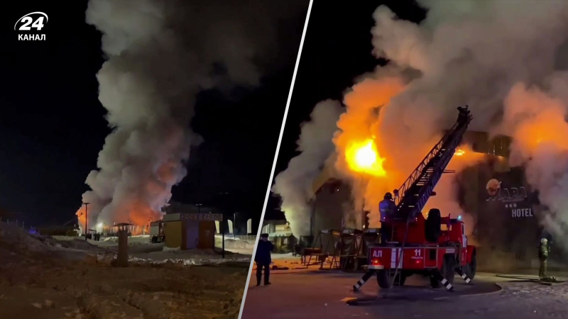 Im größten Hotel In Toljatti gab es ein gewaltiges Feuer: Die Flammen verschlangen 1000 Quadratmeter“ /></p>
<p>In Togliatti hat ein Hotel Feuer gefangen/Screenshots aus Video, Collage von Channel 24</p>
<p _ngcontent-sc161 class=