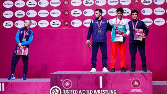 Ukrainische Ringer weigerten sich grundsätzlich, Fotos mit den Russen auf dem Podium bei der Europameisterschaft 2024 zu machen