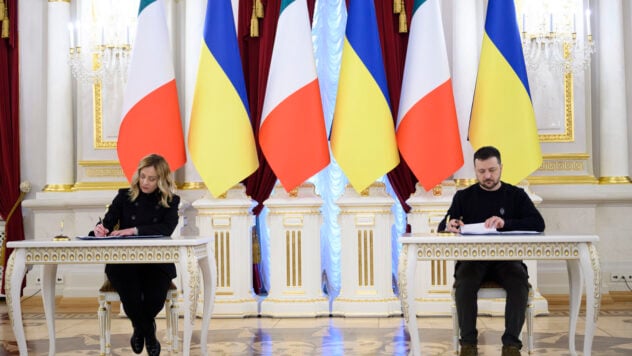 Die Ukraine hat ein Sicherheitsabkommen mit Italien unterzeichnet