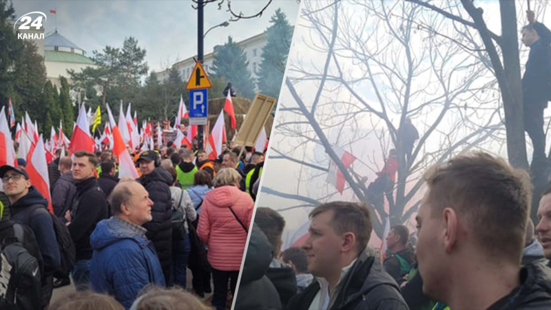 Polnische Landwirte haben begonnen ein groß angelegter Protest in Warschau: Sie stellten Forderungen an den Sejm“ /></p>
<p>Groß angelegter Protest in der Hauptstadt Polens/Collage 24 Channel (Foto von Aleksandra Ptak-Iglewska)</p>
<p _ngcontent-sc140 class=
