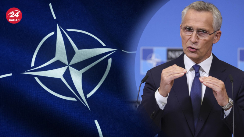 Die NATO hat einen Rekord Anzahl der Mitgliedsstaaten gaben 2 % des BIP für Verteidigung aus“ /></p>
<p>Stoltenberg sprach über Rekordausgaben für NATO/Channel 24 Collage</p>
<p _ngcontent-sc90 class=