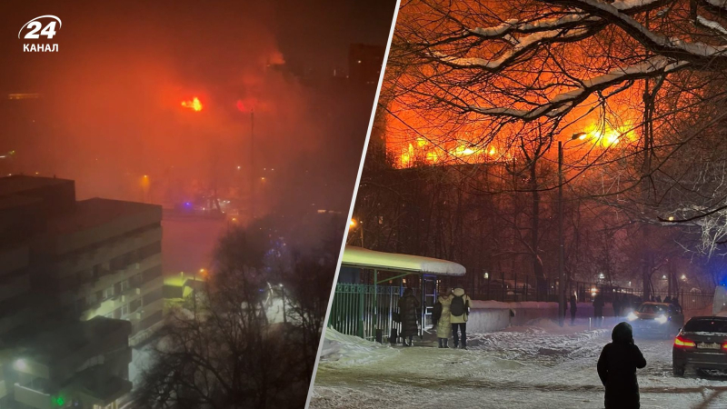 Sie haben versucht zu setzen Feuer mit Flugzeugen löschen: In Moskau brach ein gewaltiges Feuer aus“ /></p>
<p>Am 9. Februar gab es in Moskau ein Feuer/Collage 24 Channel</p>
<p _ngcontent-sc161 class=