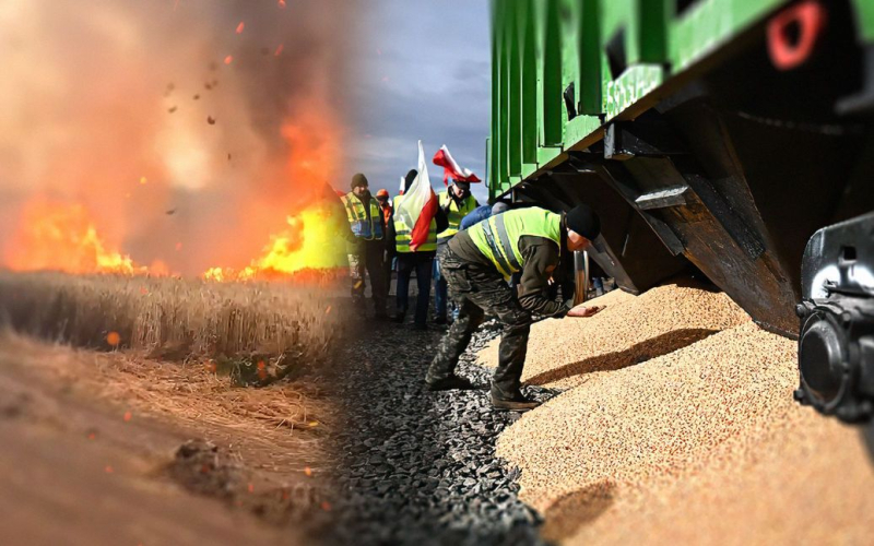 Polen recyceln verschüttetes ukrainisches Getreide an der Grenze“ /></p>
<p><strong>Es wird vom Zoll berücksichtigt und für die weitere Entsorgung gesichert.</strong></p>
<p>In Kotomyr bei Bydgoszcz wurde die Sammlung ukrainischen Materials abgeschlossen Mais, der aus Waggons auf die Gleise gelaufen war.</p>
<p>Das berichtet <strong>PAP.</strong></p>
<p>Als Angestellter eines Transportunternehmens Nach Angaben des Sicherheitsunternehmens werden etwa 30 Tonnen nicht eingesammelt. Er bestätigte, dass das Getreide von der Ukraine nach Marokko transportiert wurde.</p>
<p><em>„Acht der vierzig Waggons wurden geöffnet. Die Waggons wurden definitiv von Dritten geöffnet. Zollseile mit einer Dicke von 8 mm wurden durchtrennt. So.“ „Die doppelten Seitentüren der Waggons wurden geöffnet“, heißt es in der Mitteilung.</p>
<p>Es wird festgestellt, dass zwischen 160 und 180 Tonnen herausgeflossen sind. Etwa 30 Tonnen blieben am Boden. Beim Zoll wird er gewogen und für die weitere Entsorgung, also das Recycling oder den Verkauf von Biogas, gesichert.</p>
<p>Es handelt sich dabei um ukrainischen Mais, der eigentlich nach Marokko verschifft werden sollte.</p>
<p>Die Produktion ist angestrebt wegen Verstoßes gegen Artikel 288 des Strafgesetzbuches, d. h. Zerstörung von Eigentum.</p>
<h2><strong>Blockade polnischer Bauern – was bekannt ist</strong></h2>
<p>Polnische Bauern blockieren die Rava -Russkaja – Kontrollpunkt Grebennoje an der Grenze zur Ukraine, verstreute Schrauben und Nägel auf der Straße.</p>
<p>Außenminister Dmitri Kuleba bemerkte, dass die Polen den russischen Präsidenten Wladimir Putin auffordern, ins Land zu kommen und „die Ordnung wiederherzustellen“. ”verstreuen auch ukrainisches Getreide</strong> – Provokateure.</p>
<p>Die Landwirtschaftsminister der Europäischen Union in Brüssel diskutieren über Massenproteste von Landwirten. Gleichzeitig werden Reifen unter ihren Fenstern verbrannt.</p>
<h4>Ähnliche Themen:</h4>
<p>Weitere Neuigkeiten</p>
<!-- relpost-thumb-wrapper --><div class=