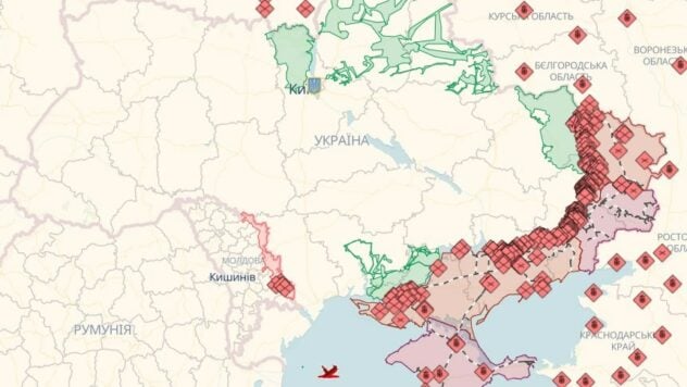 Online-Karte der Militäreinsätze in der Ukraine: Wo die Kämpfe stattfinden (Stand: 02.03.). /2024