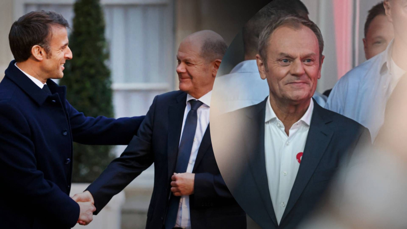 Scholz, Macron und Tusk wird sich treffen, um die Spannungen um die Ukraine abzubauen – Politico“ /></p>
<p>Scholz, Macron und Tusk werden sich in Berlin treffen/GettyImages und Collage 24 Channel</p>
<p _ngcontent-sc198 class=