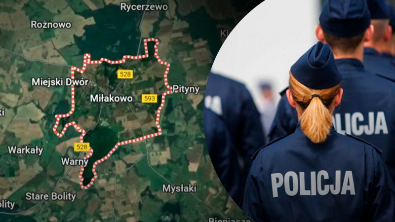 Ein unbekanntes Objekt ist in Polen nahe der Grenze zu Russland gefallen: Was die Polizei sagt