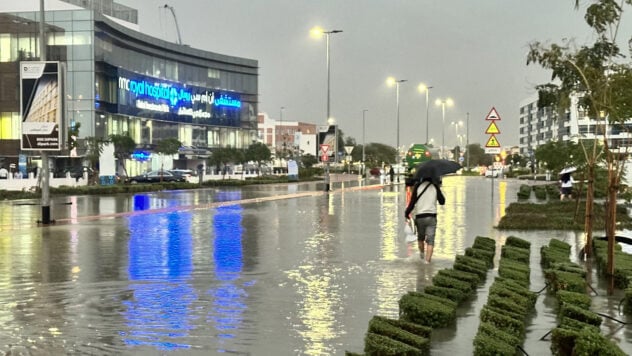 Eine Seltenheit für die Region: Dubai wurde aufgrund starker Regenfälle überschwemmt