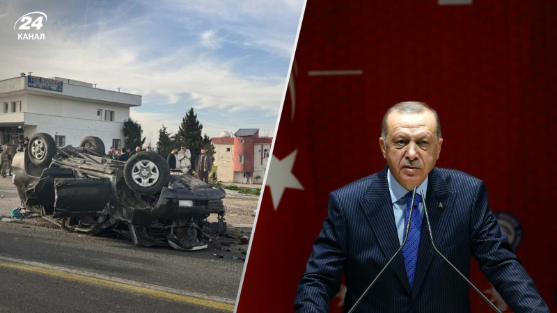 Erdogans Sicherheitsteam getroffen Bei einem Verkehrsunfall in der Türkei: Es gibt Tote und Verletzte“ /></p>
<p>Sicherheit des türkischen Präsidenten in einen Unfall verwickelt/Collage 24 Channel (Foto von Getty Images, TRT Haber)</p>
<p _ngcontent-sc90 class=