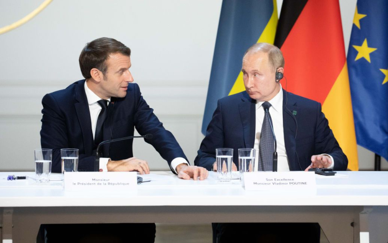 Macron wird einen vorübergehenden Waffenstillstand in der Ukraine fordern: Putin reagierte zynisch