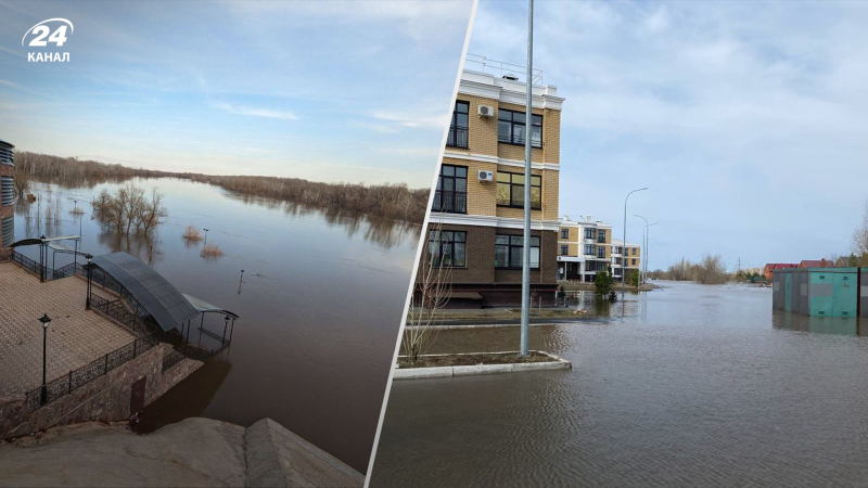 Orenburg sinkt weiter unter Wasser: Der Fluss hat ein kritisches Niveau erreicht, es wird mit Hochwasserspitzen gerechnet“ /></p>
<p>In Orenburg hat der Wasserstand bereits 2 Meter erreicht/Collage 24 Channel</p>
<p _ngcontent-sc90 class=