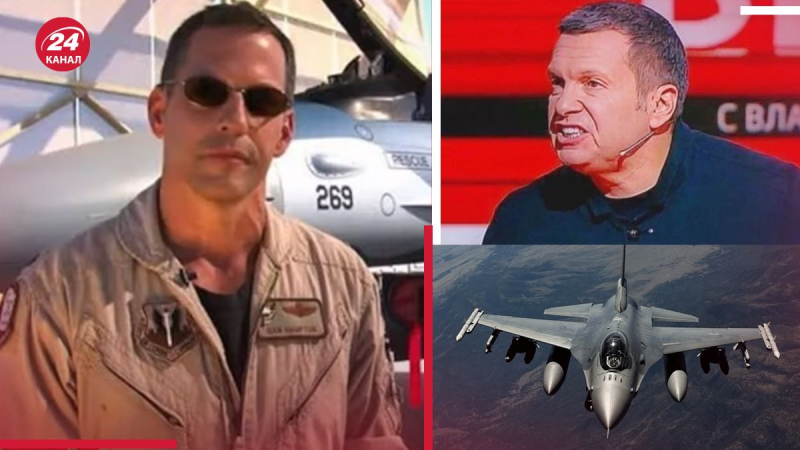 Soloviev sprach über das Interview von Channel 24 mit dem F-16-Piloten: Was den Propagandisten sauer machte