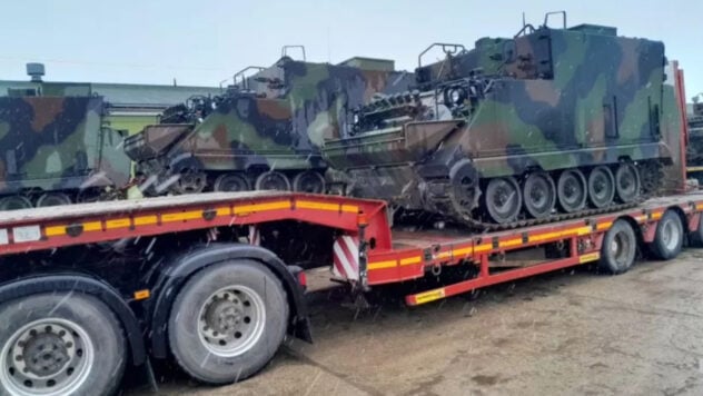 M577 gepanzerte Personentransporter aus Litauen sind in der Ukraine angekommen