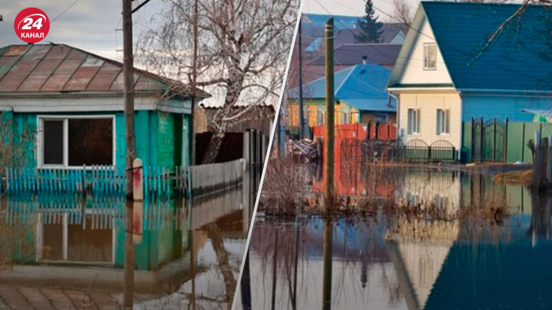 Wasser rauscht mit der Geschwindigkeit einer Rakete: ein weiterer Russe, die Stadt überschwemmt, Sirenen sind zu hören“ /></p>
<p>Der Kurgan überschwemmt/Collage 24 Channel (illustrative Fotos)</p>
<p _ngcontent-sc200 class=