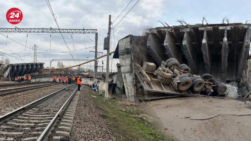 Der Moment des Brückeneinsturz in Augenzeugen filmten die Region Smolensk in Russland: ein schreckliches Video“ /></p>
<p>Die Paninsky-Brücke in der Region Smolensk stürzte ein/Collage 24 Channel</p>
<p _ngcontent-sc162 class=