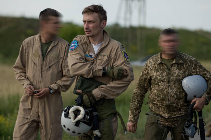 Kampfpilot Denis Vasilyuk starb im Krieg