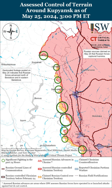 Karte der Militäreinsätze für den 26. Mai 2024 — an der Front“ /></p>
<p>Die Lage in der Ukraine am 26. Mai 2024</p>
<p>Russische Kriegsverluste am 26. Mai 2024</p>
<p>Jetzt ansehen </p>
<p> Seit dem 800. Tag dauert in der Ukraine der Krieg in vollem Umfang an. Sie können die Situation in Städten auf der interaktiven Karte der Militäroperationen in der Ukraine und der Karte der Luftangriffe in der Ukraine überwachen.</p>
</p></p>
<!-- relpost-thumb-wrapper --><div class=