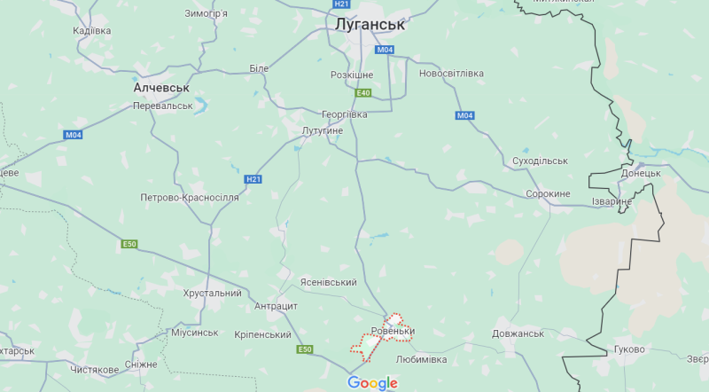 Im besetzten Rowenki in der Region Luhansk brannte ein Öldepot Nacht