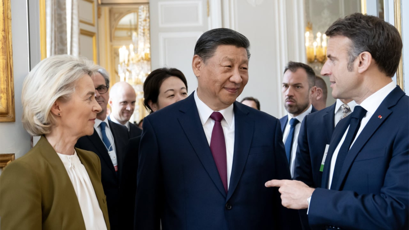 Xis Besuch in Frankreich: Wird Macron Chinas Meinung dazu ändern? Krieg Russische Föderation gegen die Ukraine“ /></p>
<p id=