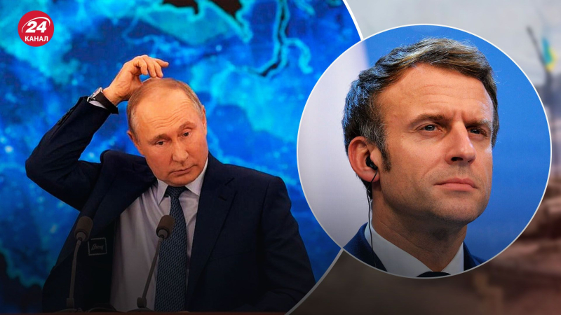 "Für alle „Alles ist klar auf der Welt“: Macron sagte, dass Putin nicht bereit für den Frieden sei. /></p>
<p>Macron kritisierte Putin/Collage 24 Channel</p>
<p _ngcontent-sc90 class=