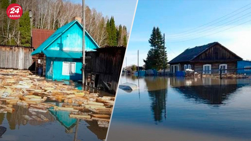 Es ist kaputt gegangen Staudamm in der Region Omsk: Hunderte Häuser sind überflutet, die Evakuierung geht weiter“ /></p>
<p>Die Region Omsk ist aufgrund eines Dammbruchs überschwemmt/Collage 24 Channel</p>
<p _ngcontent-sc139 class=