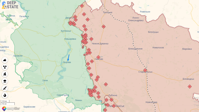 Keine Panik: OSV Khortytsia hat die Chancen eingeschätzt die Eindringlinge auf dem Weg zum Dorf Borovaya