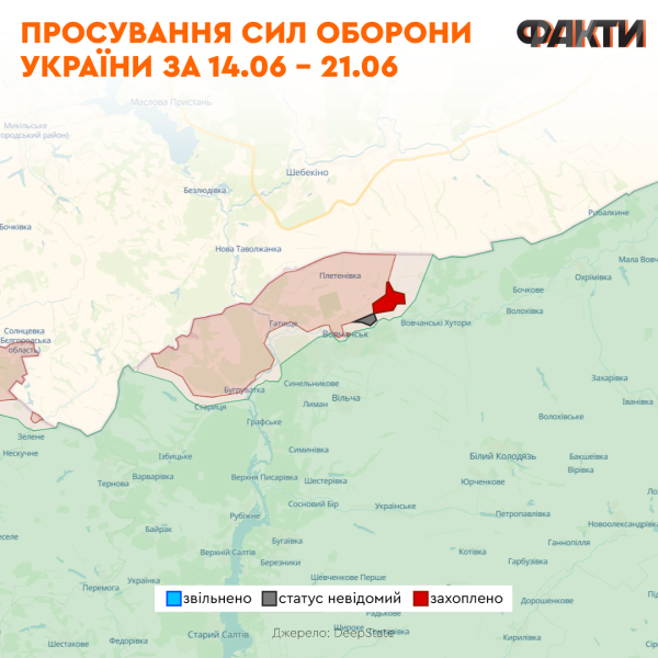 Der Erfolg des ersten Friedensgipfels, Putins Asienreise und die Kämpfe in der Region Charkow: Analyse der Ereignisse der Woche“ /></p>
</p>
<h2>Russische Verluste in der Region Charkow</h2>
<p>Laut OSGV Khortitsa verloren die Russen in der Region Charkow vom 10. Mai bis 10. Juni etwa 4.000 Menschen, die getötet und verwundet wurden. Die ukrainischen Streitkräfte zerstörten und beschädigten 282 schwere Ausrüstungsgegenstände, insbesondere: Panzer — 52; gepanzerte Kampffahrzeuge — 59; Artilleriesysteme — 165; Luftverteidigungssysteme — 6 Einheiten.</p>
<p>Laut Nazar Woloschin versuchten die Invasoren in Richtung Charkow aus den Gebieten Woltschansk, Tichoy und Glubokoe neulich, die Reste ihrer Einheiten abzuziehen, weil sie ihre Kampffähigkeit verloren hatten. Der Feind verfügt nahe der Grenze zur Region Charkow über neue Kräfte auf seinem Territorium, mit denen er die zerschlagenen Einheiten ergänzen wird. Insbesondere geht es um die Beteiligung von Einheiten der 155. separaten Marinebrigade der russischen Pazifikflotte sowie der 6. Armee des Leningrader Militärbezirks an den Kämpfen.</p>
<p>Die Region Charkow leidet unter Raketen- und Luftangriffen. Insbesondere wirft der Feind gelenkte Bomben vom Typ FAB-500 ab. So hat der Feind allein auf Lipka in den letzten 24 Stunden etwa 17 UAB abgeworfen, und an nur einem Tag wurden in dieser Richtung 21 Luftangriffe mit 32 UAB registriert. Erinnern wir uns daran, dass die Besatzer am 10. Mai, dem Tag der neuen Offensive gegen die Region Charkow, im Gebiet der Stadt Woltschansk mehr als 300 Fliegerbomben abgeworfen haben.</p>
<p>Nazar Woloschin bezeichnet dieses Gebiet allgemein als schwierig, die Zahl der Angriffe dort nimmt nur zu. Letzte Woche gab es also 45 solcher Angriffe und eine Woche zuvor — 35. In Woltschansk selbst führt der Feind erfolglose Straßenfeuergefechte. Berichten zufolge versuchen die Russen, Befestigungen zu errichten. Der Feind hat in den letzten 24 Stunden keine Offensivaktionen durchgeführt.</p>
<p>In Woltschansk stehen unseren Verteidigungskräften russische Einheiten gegenüber: die 138. separate motorisierte Schützenbrigade der 6. Armee des Leningrader Militärbezirks, die 83 Separate Garde-Luftangriffsbrigade der Luftlandetruppen und das 30. motorisierte Schützenregiment der 72. motorisierten Schützendivision des 44. Armeekorps.</p>
<h2>Die Situation an der Front für die Woche</h2>
<p>OSUV Vertreter Khortitsa <strong>Nazar Woloschin</strong>In einem Kommentar zu Facts stellte ICTV fest, dass der russische Feind seine Versuche, in Richtung Pokrowski und Kurachowski vorzurücken, nicht aufgibt — Seit mehreren Monaten kommt es dort ständig zu heftigen Kämpfen. Beispielsweise haben die Verteidigungskräfte erst letzte Woche 240 Angriffe in den Gebieten der Siedlungen Kalinovo, Evgenovka, Novoaleksandrovka, Sokol, Umanskoye, Novoselovka Pervaya, Progress, Nevelskoye, Yasnobrodovka, Netaylovo und der Region Donezk abgewehrt.</p>
<p><p><img decoding=