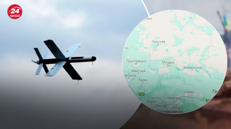 Drohnen griffen Nordossetien an: Wir zeigen auf der Karte den Flugplatz Mozdok, zu dem die UAVs flogen