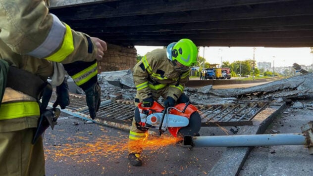 Ein Teil der Vozdukhoflotsky-Brücke ist in Kiew eingestürzt: Was ist bekannt