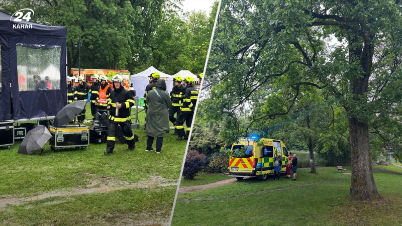 Es sind 20 Personen in der Tschechischen Republik erlitt während der Feierlichkeiten zum Kindertag einen Blitzeinschlag“ /></p>
<p>In der Tschechischen Republik traf ein Blitz Menschen bei einer Veranstaltung zum Kindertag/Collage 24 Channel/Neue Artikel</p>
<p _ngcontent-sc160 class=