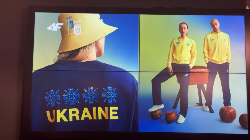 NOC präsentierte die Uniform der ukrainischen Nationalmannschaft für die Olympischen Spiele in Paris