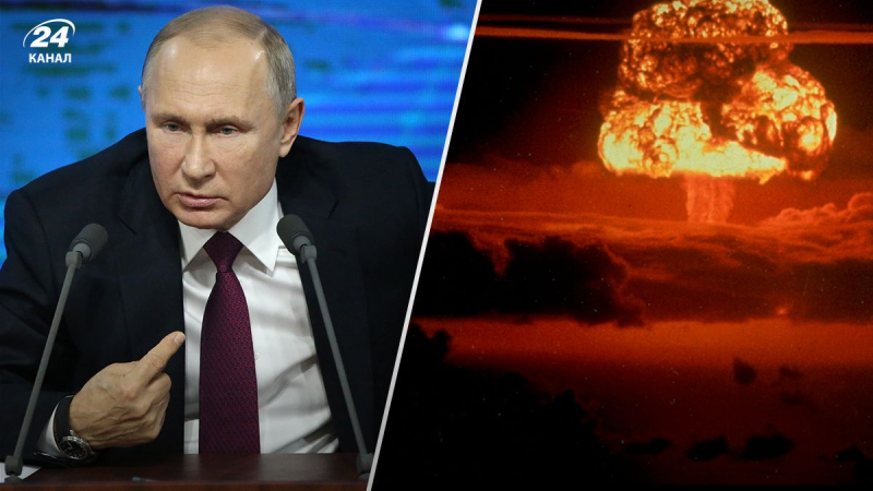 Putin machte eine absurde Aussage über Atomwaffen und sagte , unter welchen Bedingungen „kann es eingesetzt werden“ /></p>
<p>Putin über Atomangriffe/Collage von Channel 24 (illustrative Fotos Getty Images)</p>
<p _ngcontent-sc95 class=