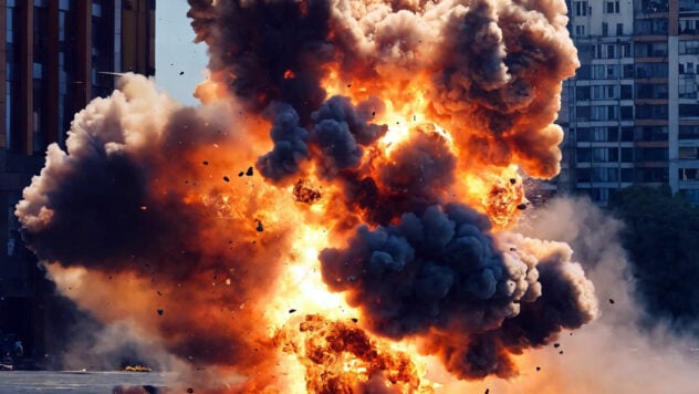 Eine Gasverteilungseinheit brennt: Auf der Krim in der Nähe von Aluschta kam es zu einer Explosion