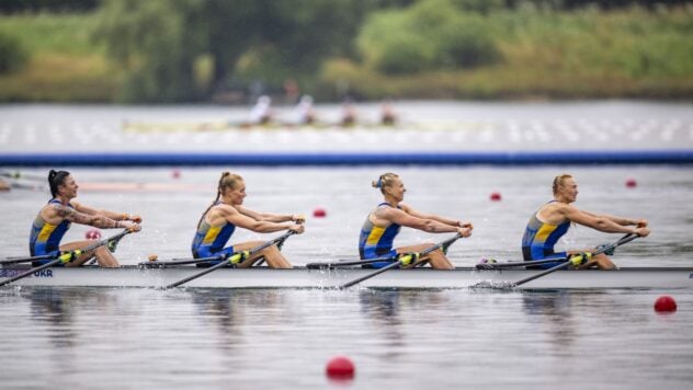 Die Ukrainer haben bei den Olympischen Spielen 2024 auf den letzten Metern eine Medaille im Rudern verloren