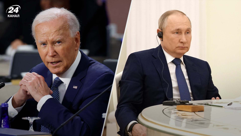 Ist Biden jetzt bereit, direkt mit Putin zu sprechen: Was hat der US-Präsident gesagt?“ /></p>
<p>Der US-Präsident sagte, ob er bereit ist, direkt mit Putin zu sprechen/Collage 24 Kanal, Getty Images (Illustrative Fotos)</p>
<p _ngcontent-sc107 class=